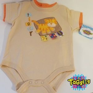 NWT Taggies Tiger Onesie Size 3-6 mo.